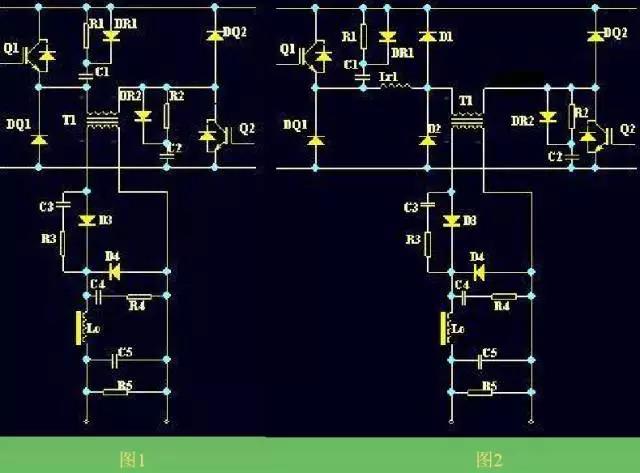 為了有效減低二極管反向恢復引起的尖峰振蕩，采用原邊 串一小電感量的電感，并用二極管進行箝位