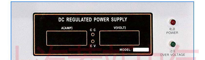 高壓直流電源面板示意圖 高壓直流電源面板示意圖