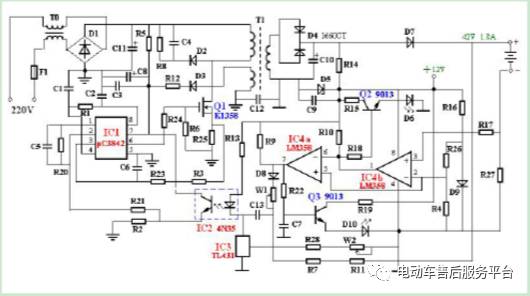 最權威電動車充電器電路圖