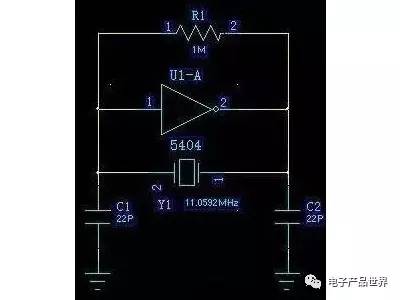 MCU的三點式直流電源電容振蕩電路