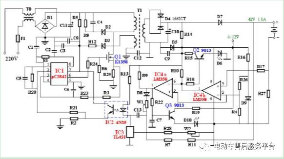 電動車充電機電路詳解