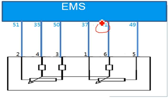 5V參考直流穩壓電源電壓電路出現P0641和P0651故障碼